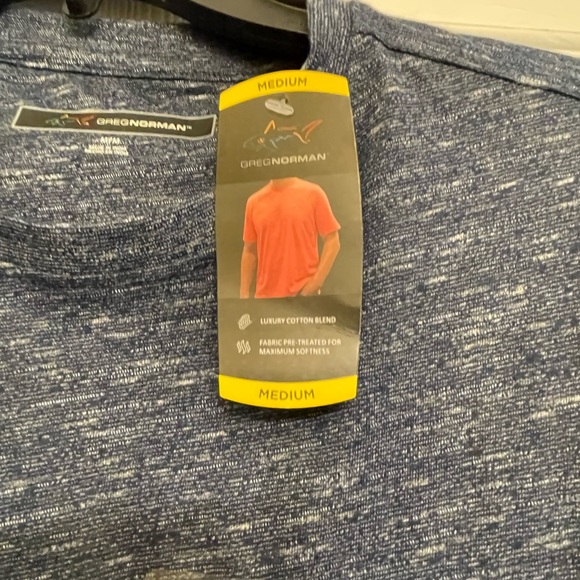 Greg norman Mens t shirt medium luxury cotton blend new with tags - Picture 4 of 6